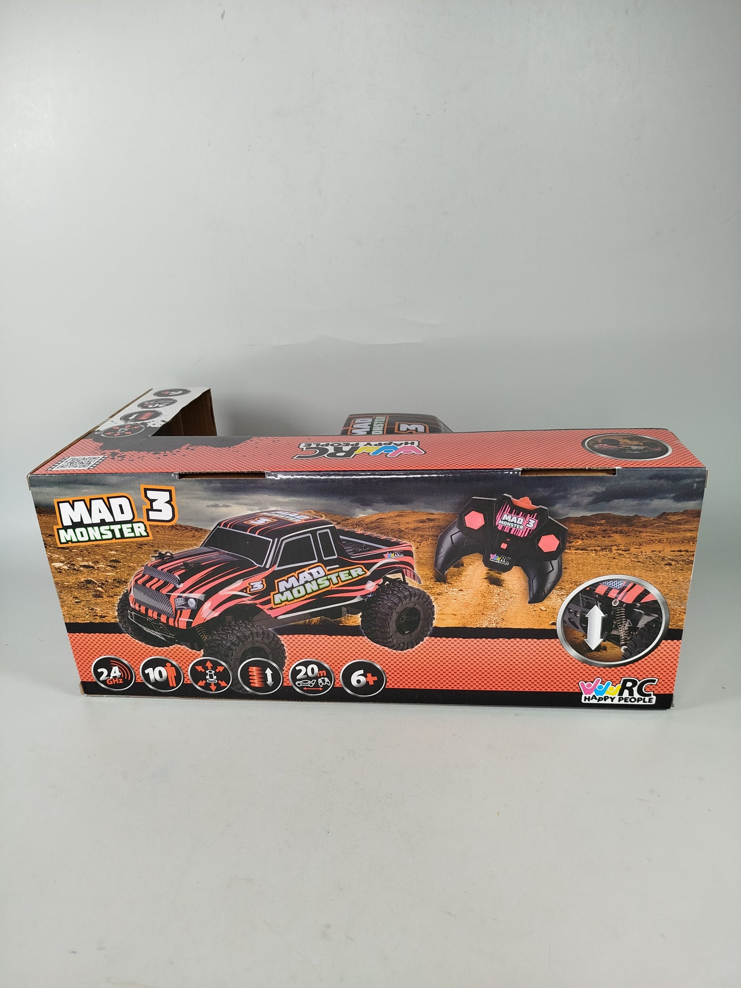 Happy People RC Monster Truck Mad Monster 3 – ferngesteuertes Auto