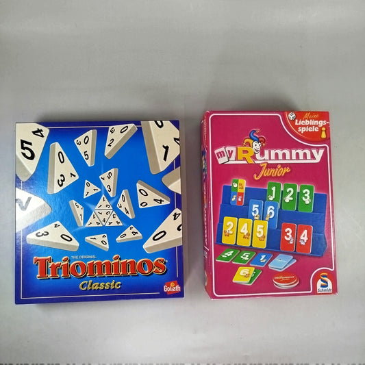 Goliath/Schmidt Spieleset Triominos & myRummy Junior Brettspiel