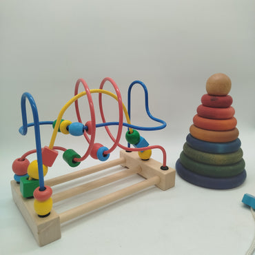 Bundle Set von 3 Motorikschleife, Stapelturm & Ziehtier