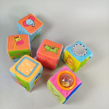 Verschiedene Marken Baby-Stoffwürfel-Set