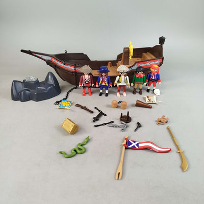 Playmobil Piraten Boot & 5 Figuren, gebraucht, ab 3 4 5 Jahre | ✅ geprüft