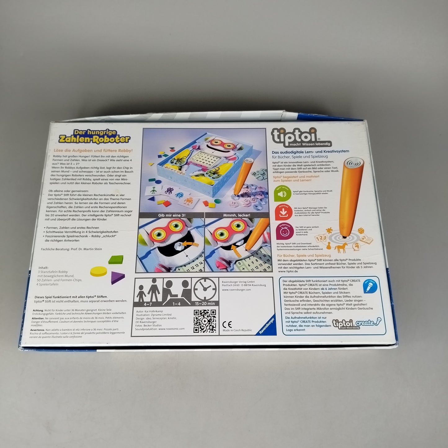 Ravensburger tiptoi Der hungrige Zahlen-Roboter Lernspiel 00706