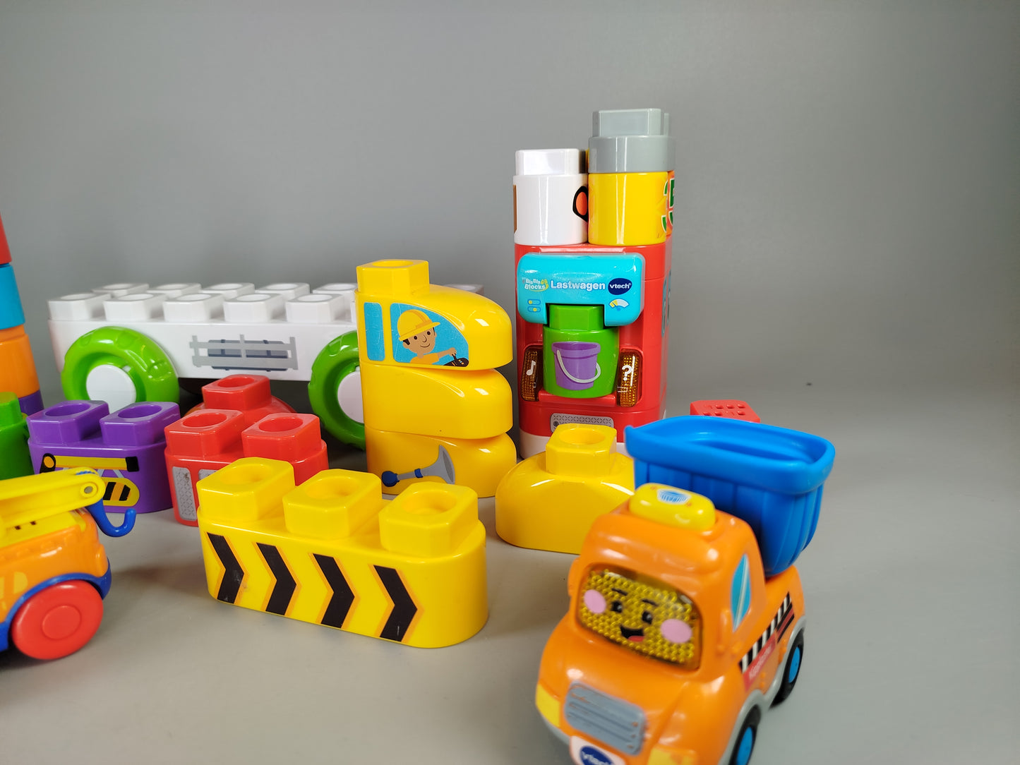 VTech Konstruktionsfahrzeuge Set – Bauklötze & Fahrzeuge, gute Zust.