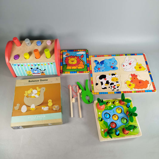 Little Dutch Bundle Montessori Set von 3 Balance & Puzzle