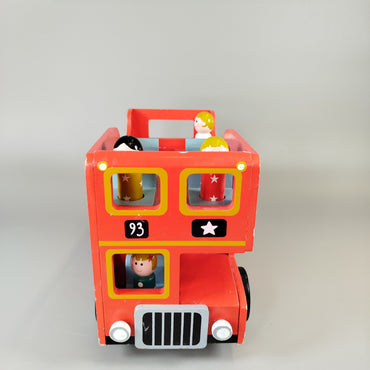 Cath Kids Holz-Doppeldeckerbus mit Spielfiguren