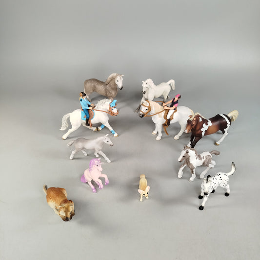 Schleich Bundle Reiterhof Set von 13 Tiere & Reiter ab 6 7 8 Jahre | ✅ geprüft