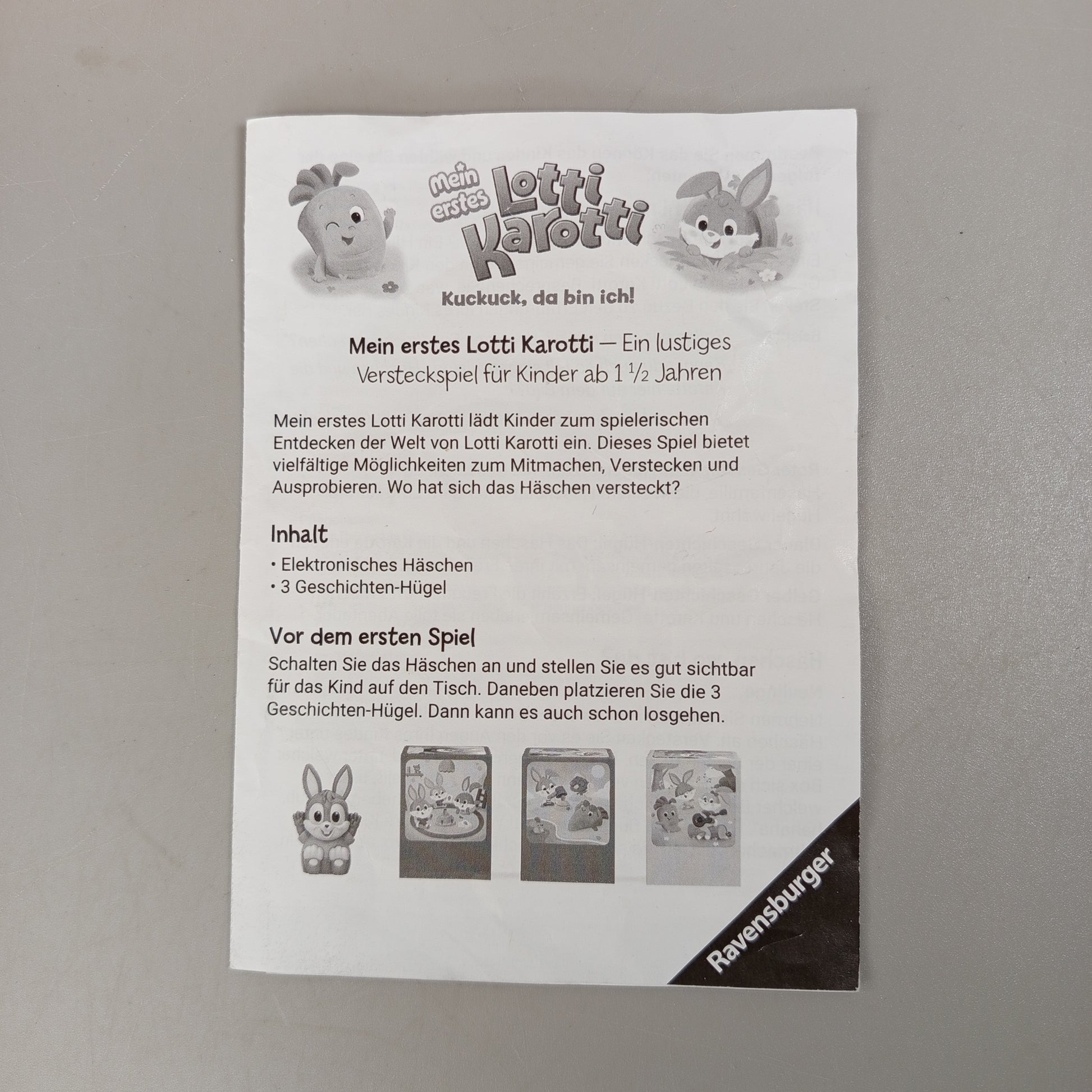 Ravensburger Brettspiel – Mein erstes Lotti Karotti, OVP