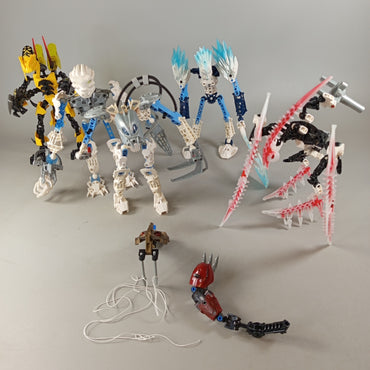 LEGO Bundle Bionicle 🧱✨ Set von 5 Baufiguren, ab 6 7 8 Jahre | ✅ geprüft