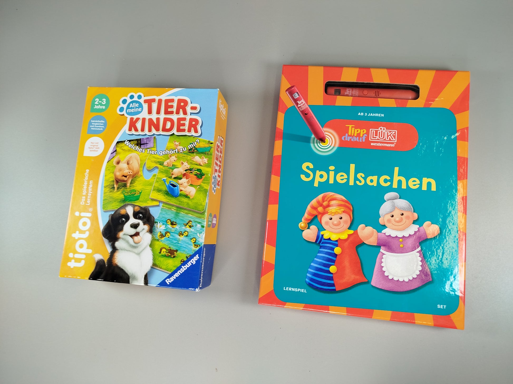 Lernspiel-Bundle Tierkinder & Spielsachen