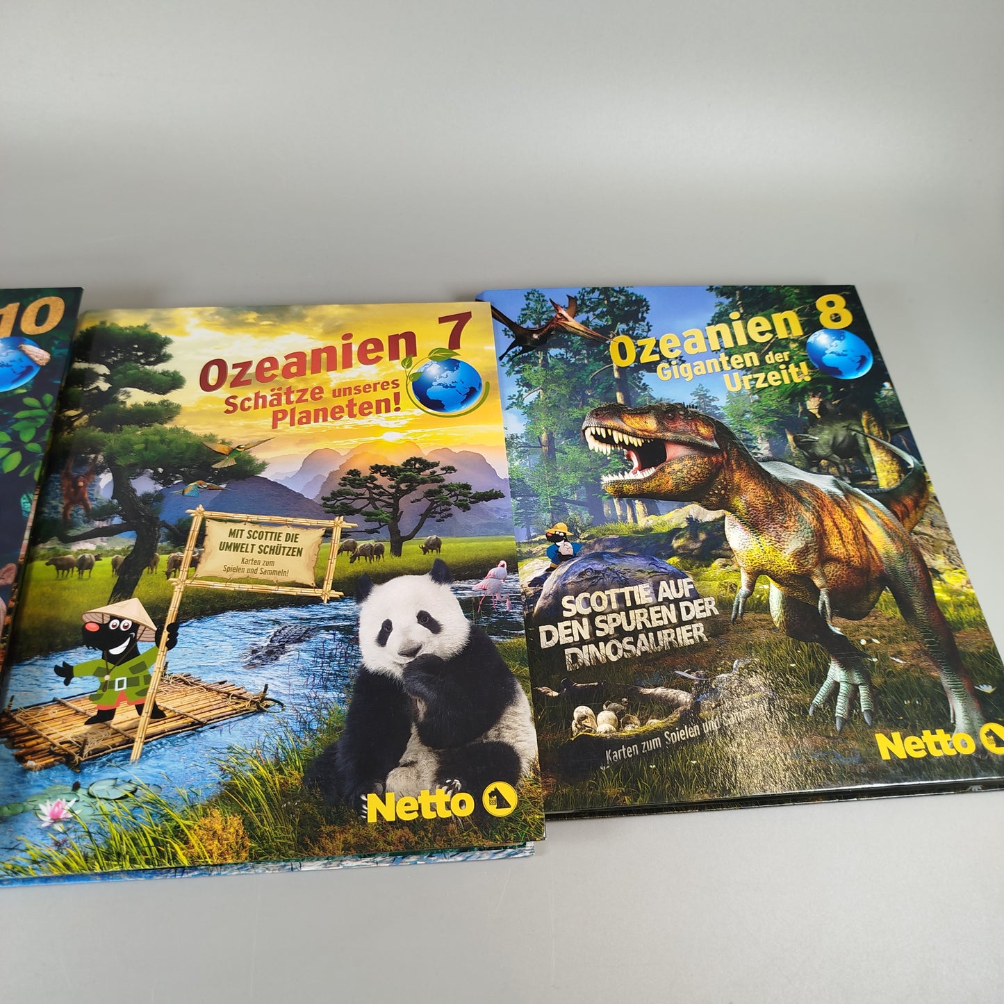 Netto Karten album Set - Ozeanien, 3 Alben, Zustand gut