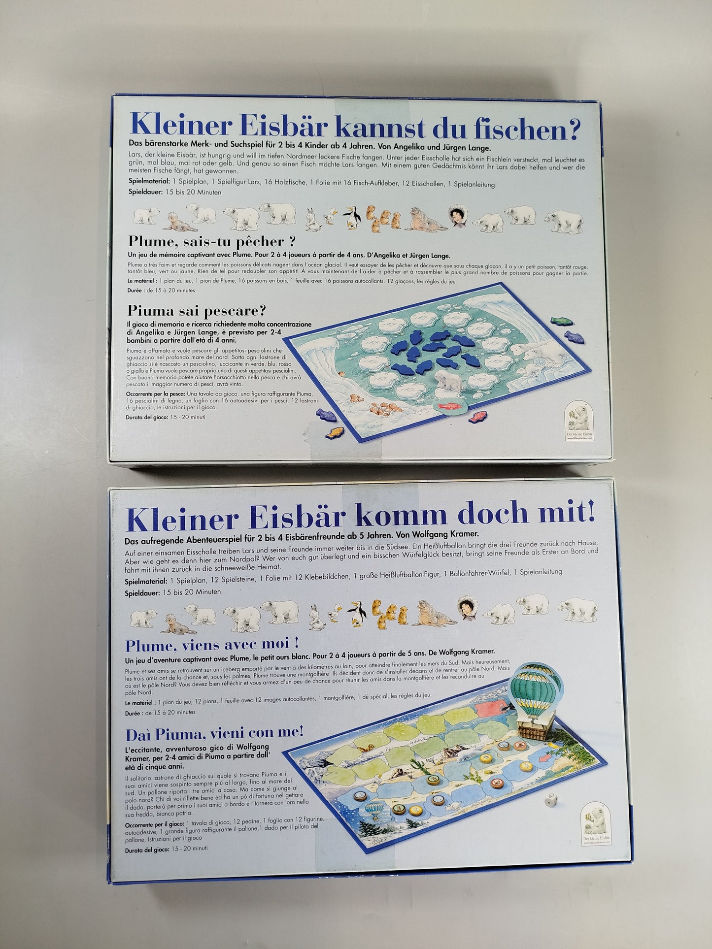 Schmidt Spiele Brettspiel-Set – "Kleiner Eisbär"