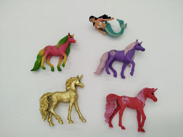 Schleichfiguren Bayala Einhörner - Set von 4 und Meerjungfrau