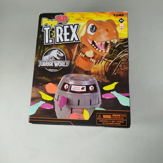 TOMY Jurassic World Pop Up T-Rex Spiel T73290
