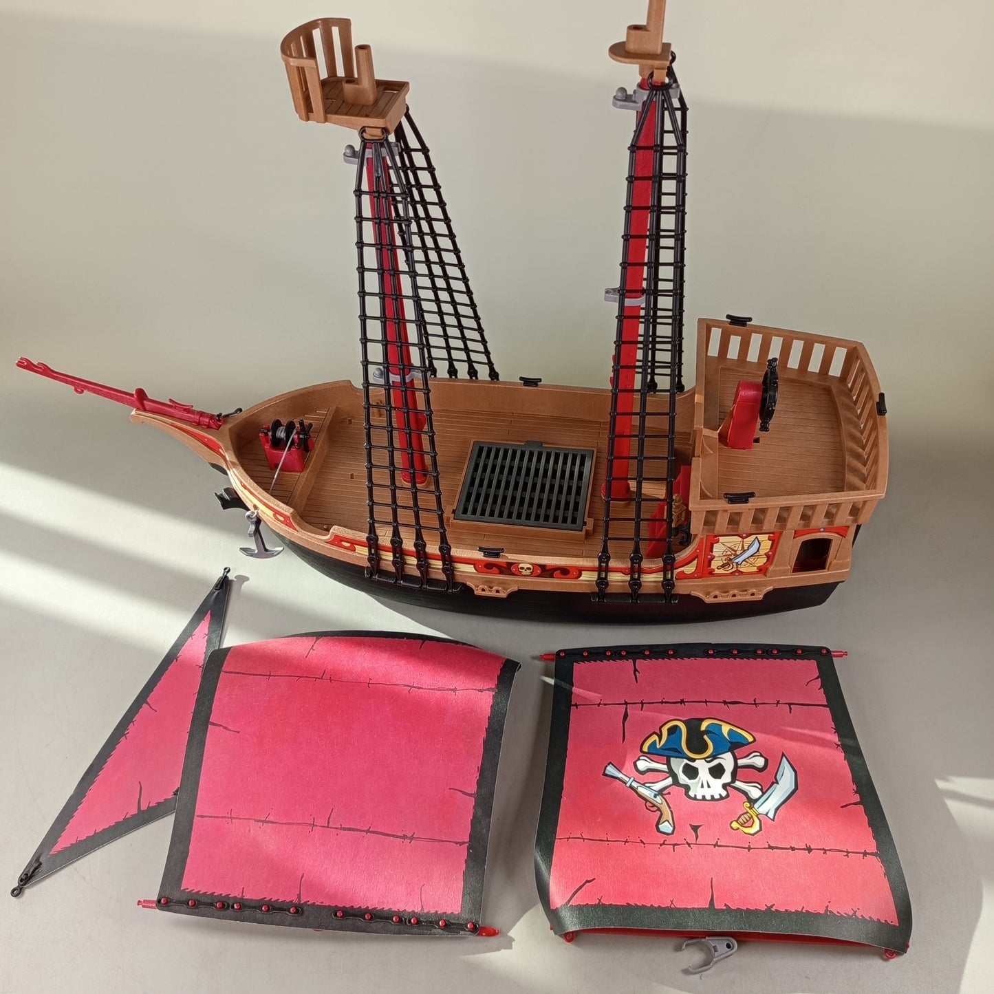 Playmobil Piraten Piratenschiff 🙂🏴☠️, gebraucht, ab 6 7 8 Jahre | ✅ geprüft