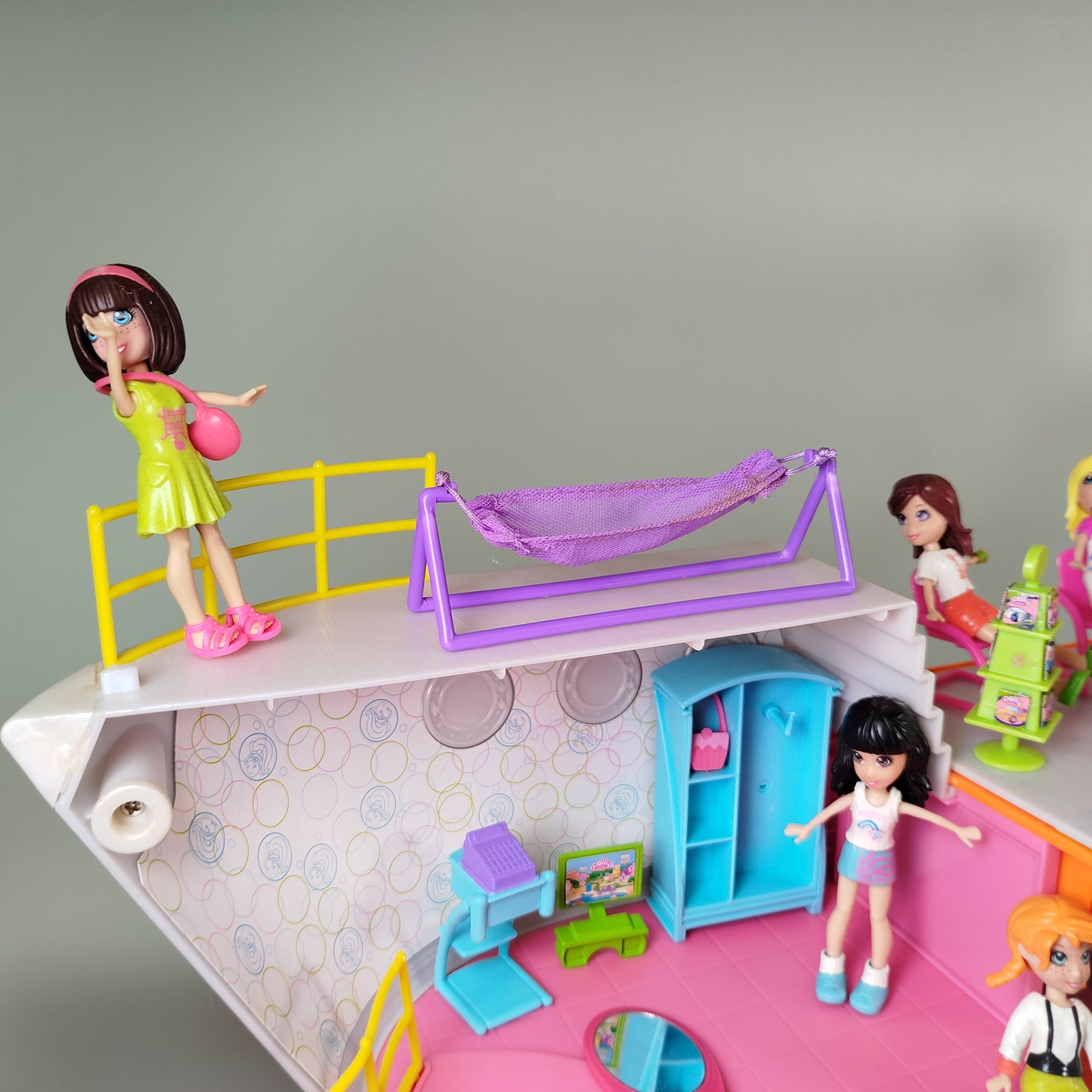 Polly Pocket Traumschiff Spielset, Figuren enthalten, guter Zustand