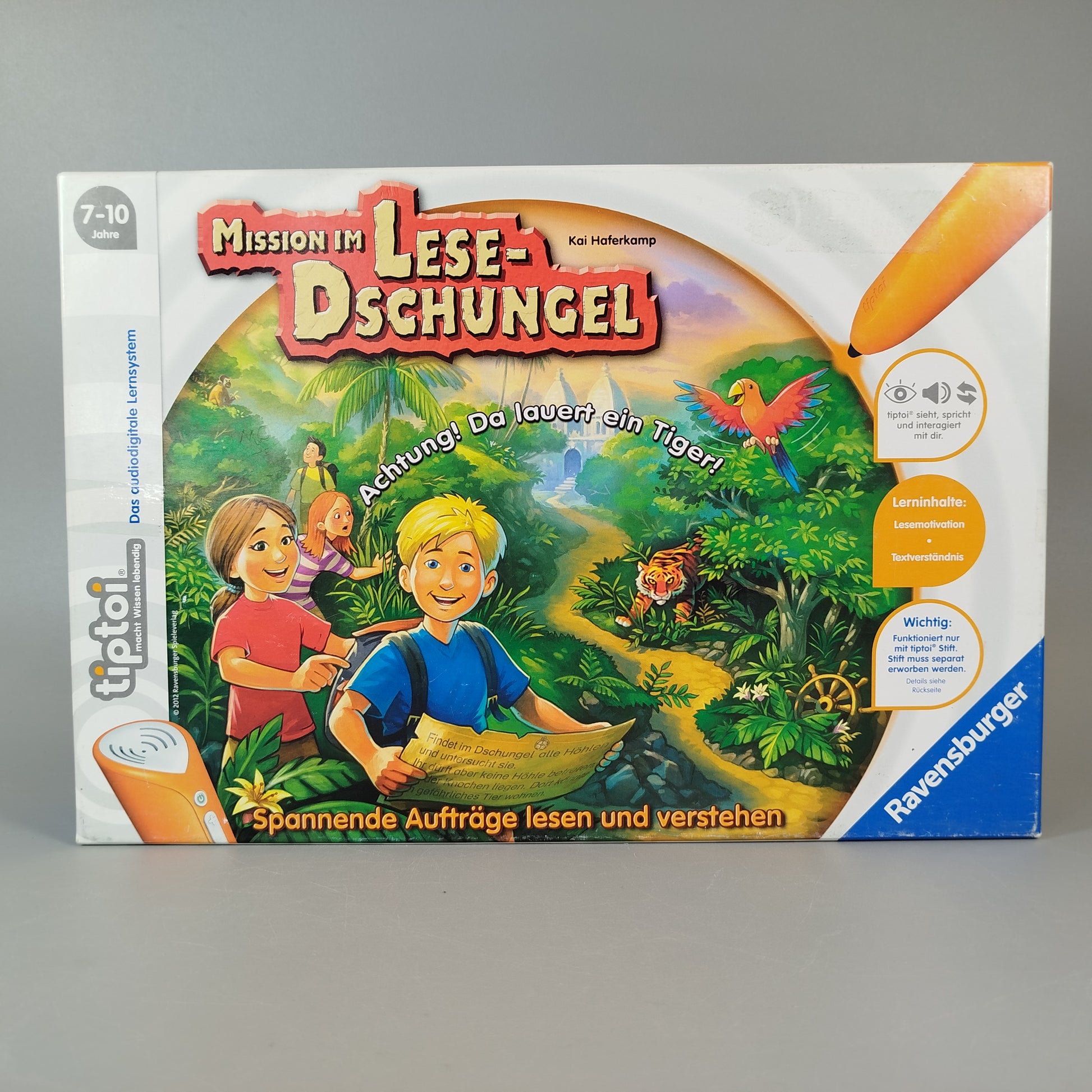 Ravensburger tiptoi Lernspiel – Mission im Lesedschungel, gebraucht