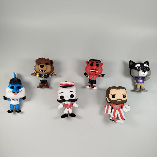 Funko Figuren-Set Sport-Maskottchen - 6 Vinylfiguren