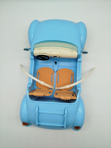 Hellblaues Barbie Cabrio Auto, Fahrzeug, ohne OVP