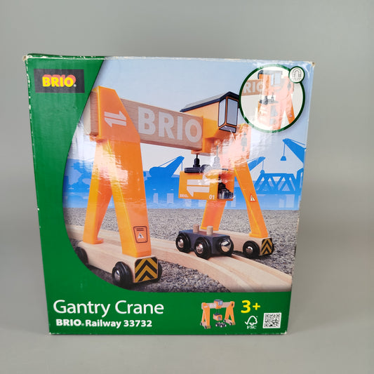 BRIO Eisenbahn Kranset 33732 – Kran & Signal, gut erhalten