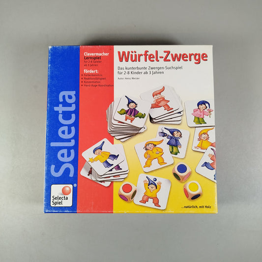 Selecta Spiel Würfel-Zwerge Spiel, gebraucht, ab 3 4 5 Jahre | ✅ geprüft