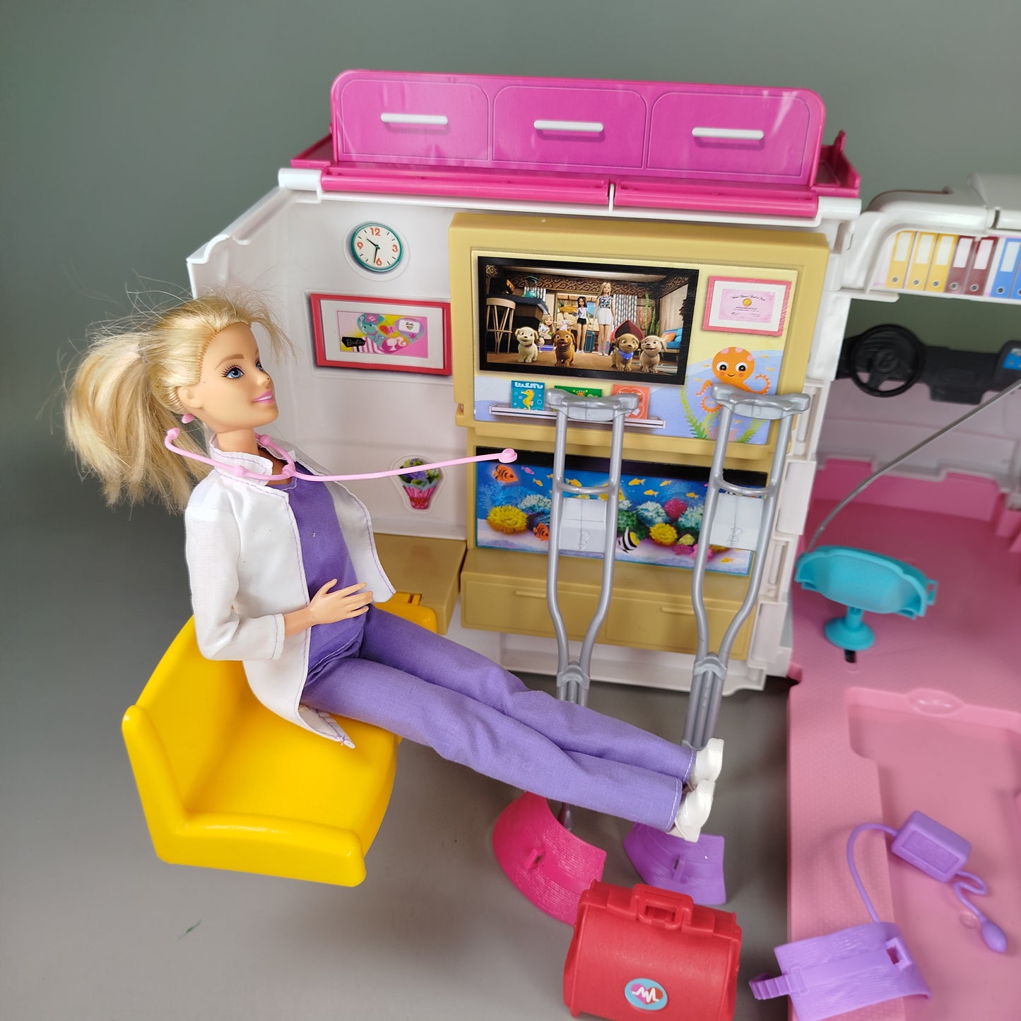 Barbie Ambulanz & Krankenhausspielset – ohne OVP, gut erhalten