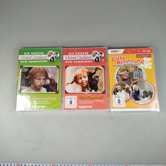 Bundle Studio 100 Astrid Lindgren Pippi Langstrumpf 3x DVDs