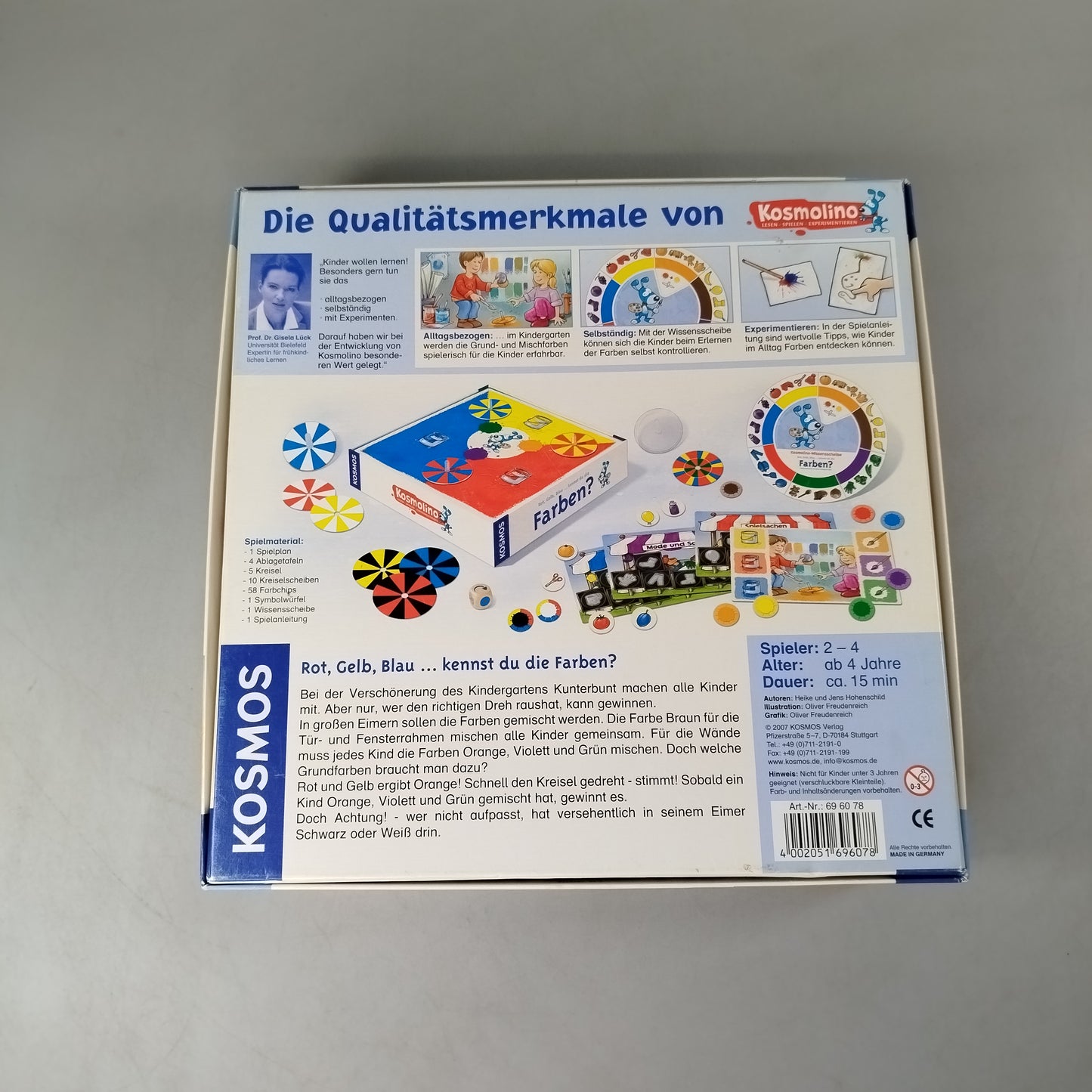 KOSMOS Rot Gelb Blau 696078 Brettspiel Kosmolino