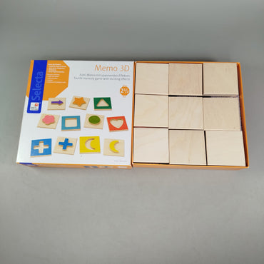 Selecta Memo 3D Tastmemory aus Holz