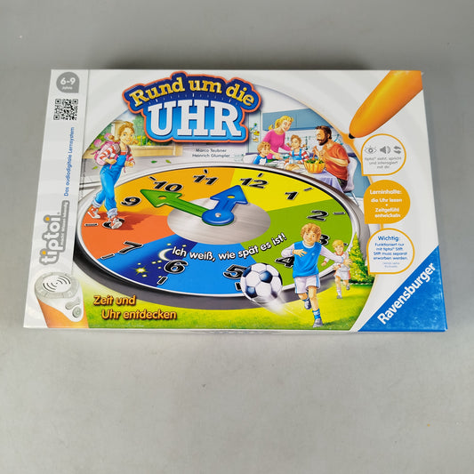 Ravensburger Rund um die Uhr 00736 Brettspiel, gebraucht, ab 6 Jahre