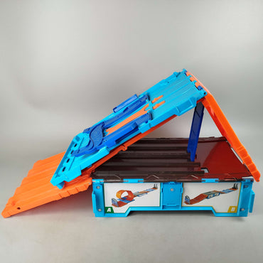 Hot Wheels Track Builder Race Crate Rennbahn, gebraucht, ab 6 Jahre