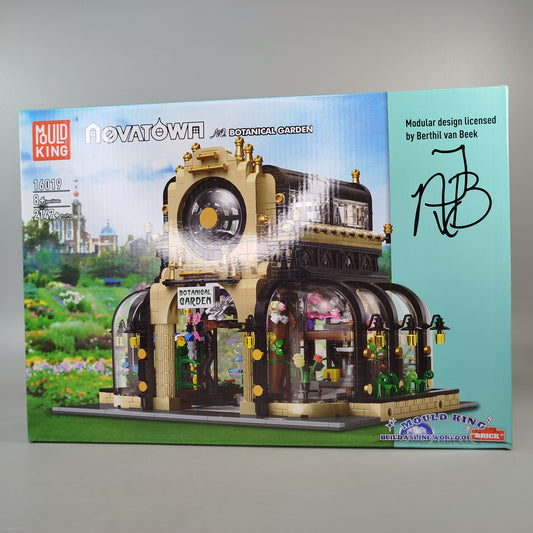Mould King Novatown 16019 – Botanischer Garten Gebäudebausatz, kompatibel mit LEGO