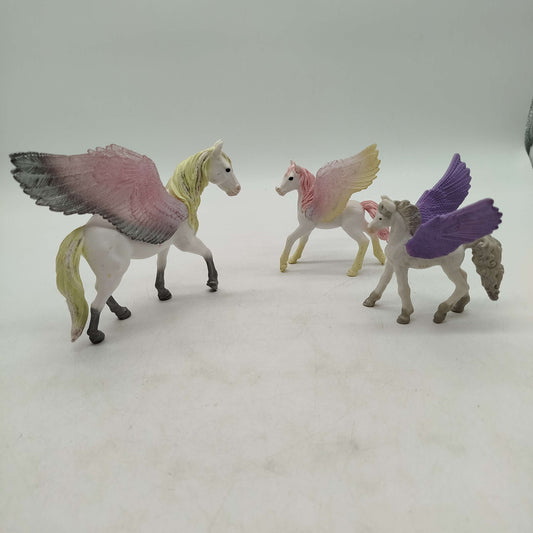 Schleich Bundle Pegasus 3x Pferde Figuren