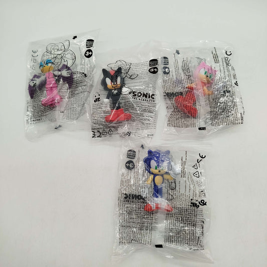 Burger King Bundle Sonic Set von 4 Figuren, neu, ab 3 4 5 Jahre | ✅ geprüft