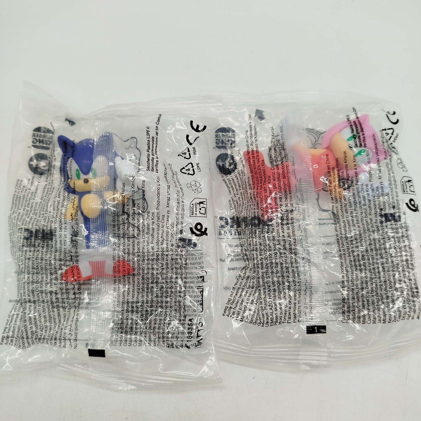 Burger King Bundle Sonic Set von 4 Figuren, neu, ab 3 4 5 Jahre | ✅ geprüft