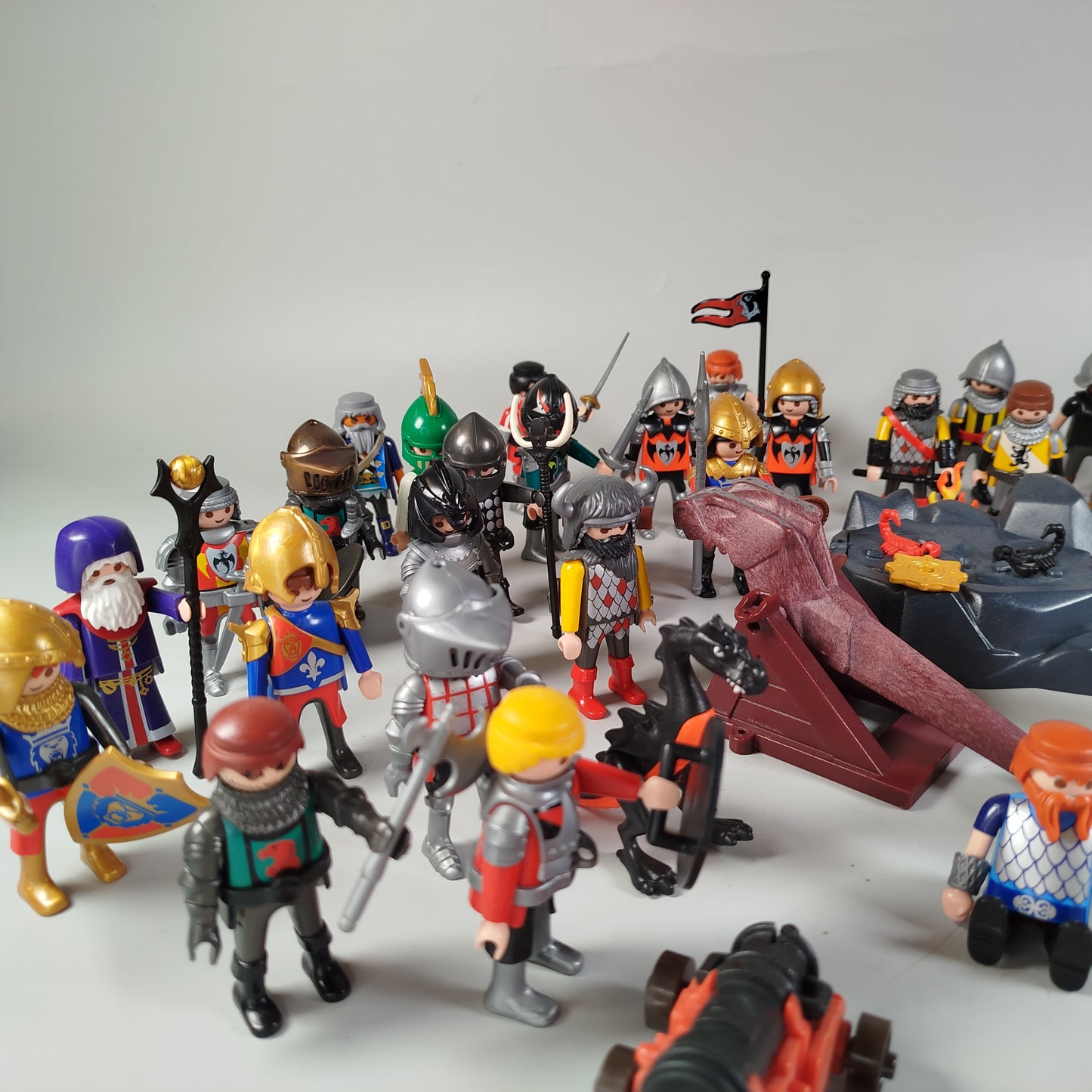Playmobil Ritter-Spielset mit Figuren und Zubehör - Komplett Ritter-Spielset mit