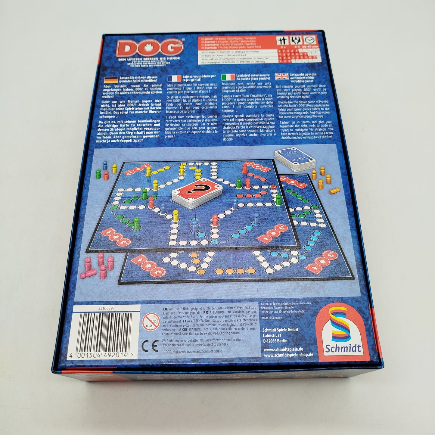 Schmidt Spiele DOG 49201 Brettspiel Neu