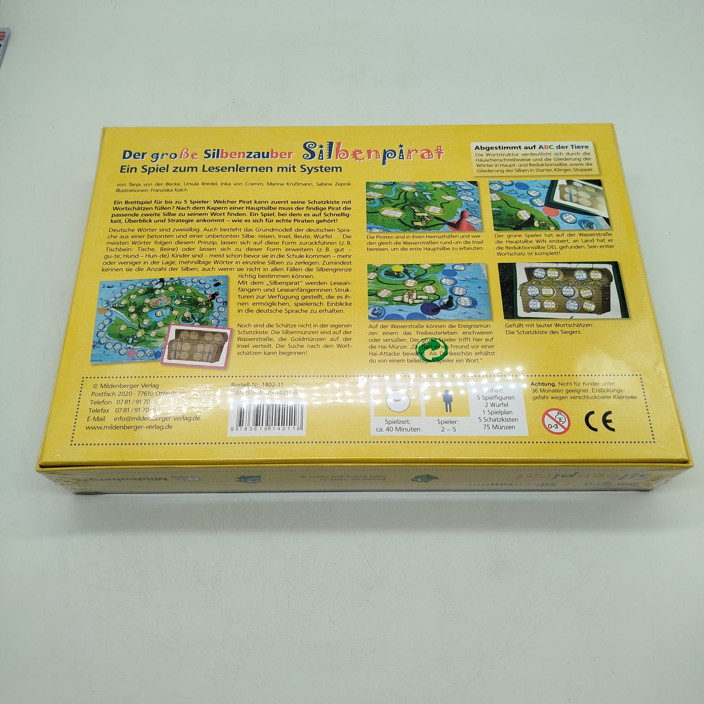 Mildenberger Verlag Silbenpirat Brettspiel, Neu