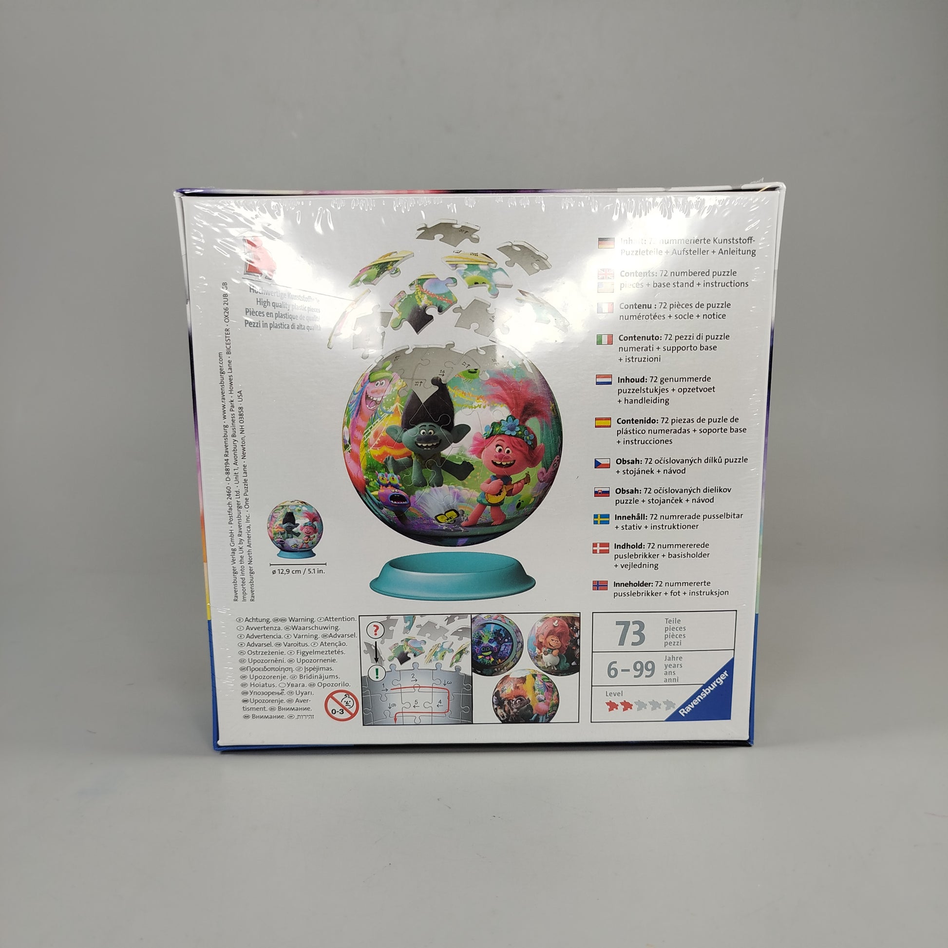 Ravensburger Trolls World Tour 3D Puzzleball