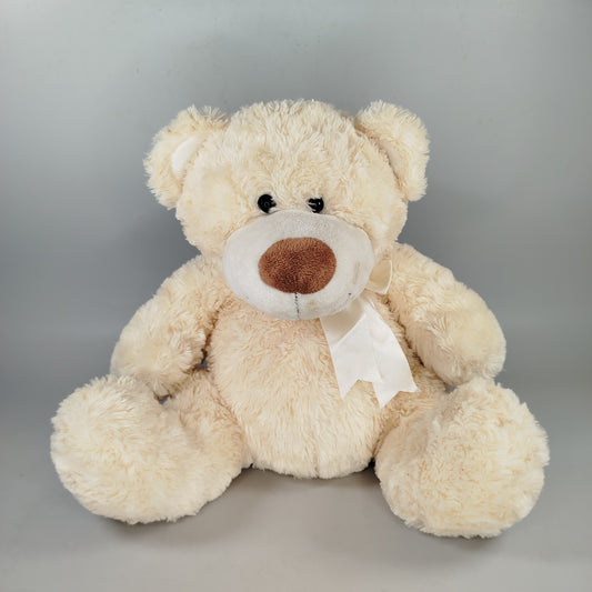 Stofftiere/Plüschtier Teddybär mit Schleife