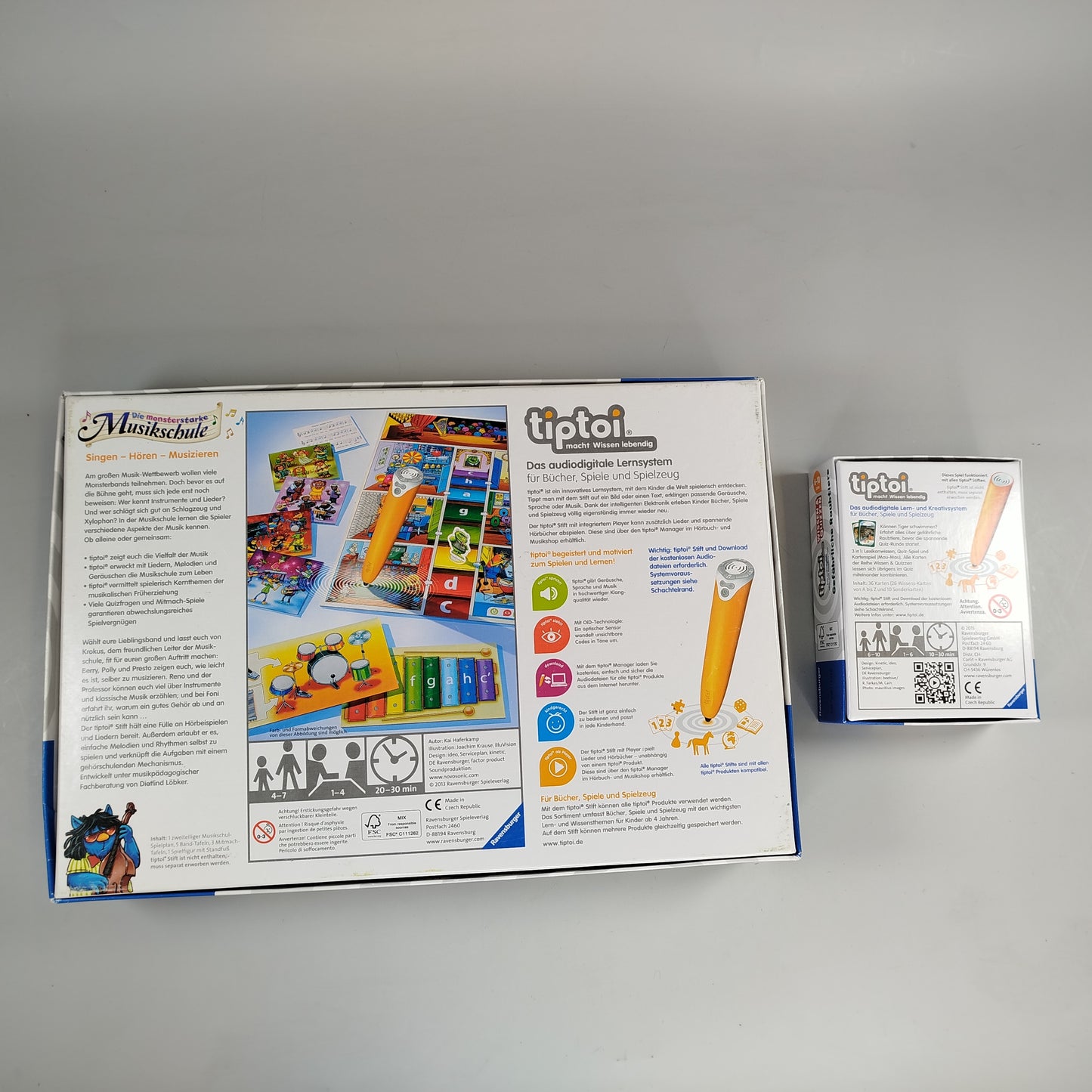 Ravensburger Tiptoi – Musikschule & Wissenquiz Kartenspiel Bundle
