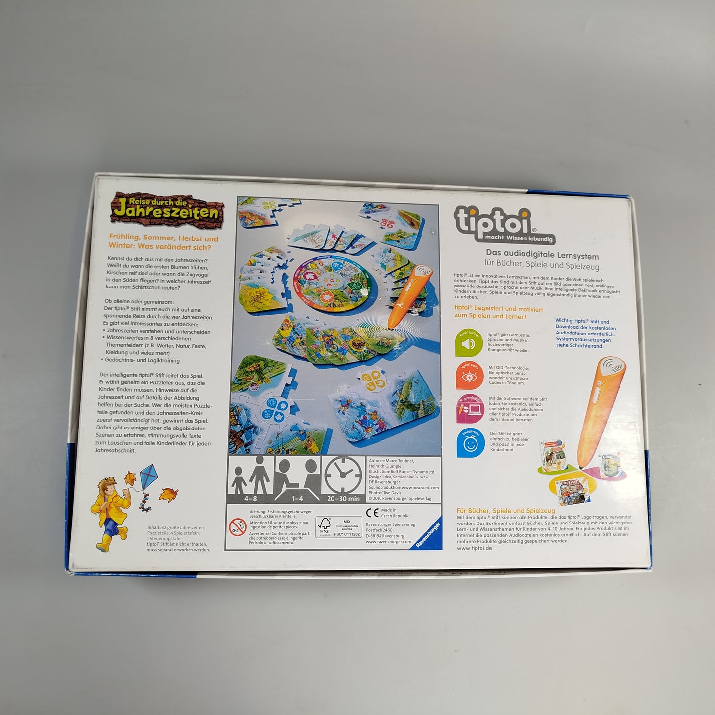 Ravensburger Tiptoi Lernspiel „Reise durch die Jahreszeiten“
