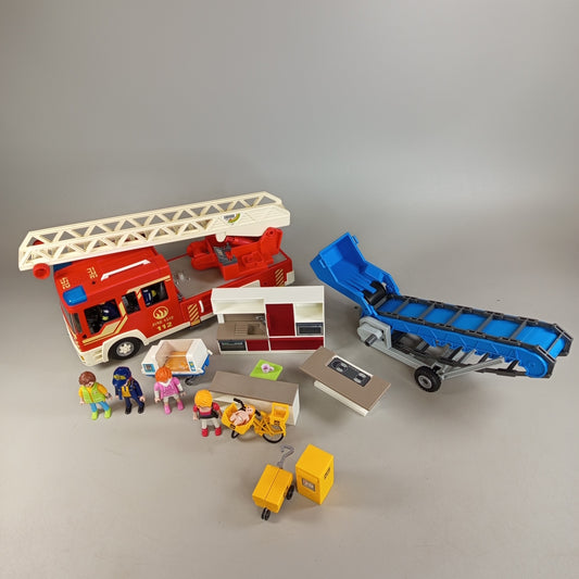 Playmobil Bundle Feuerwehr&Post Set von 12 Figuren ab 3 4 5 Jahre | ✅ geprüft