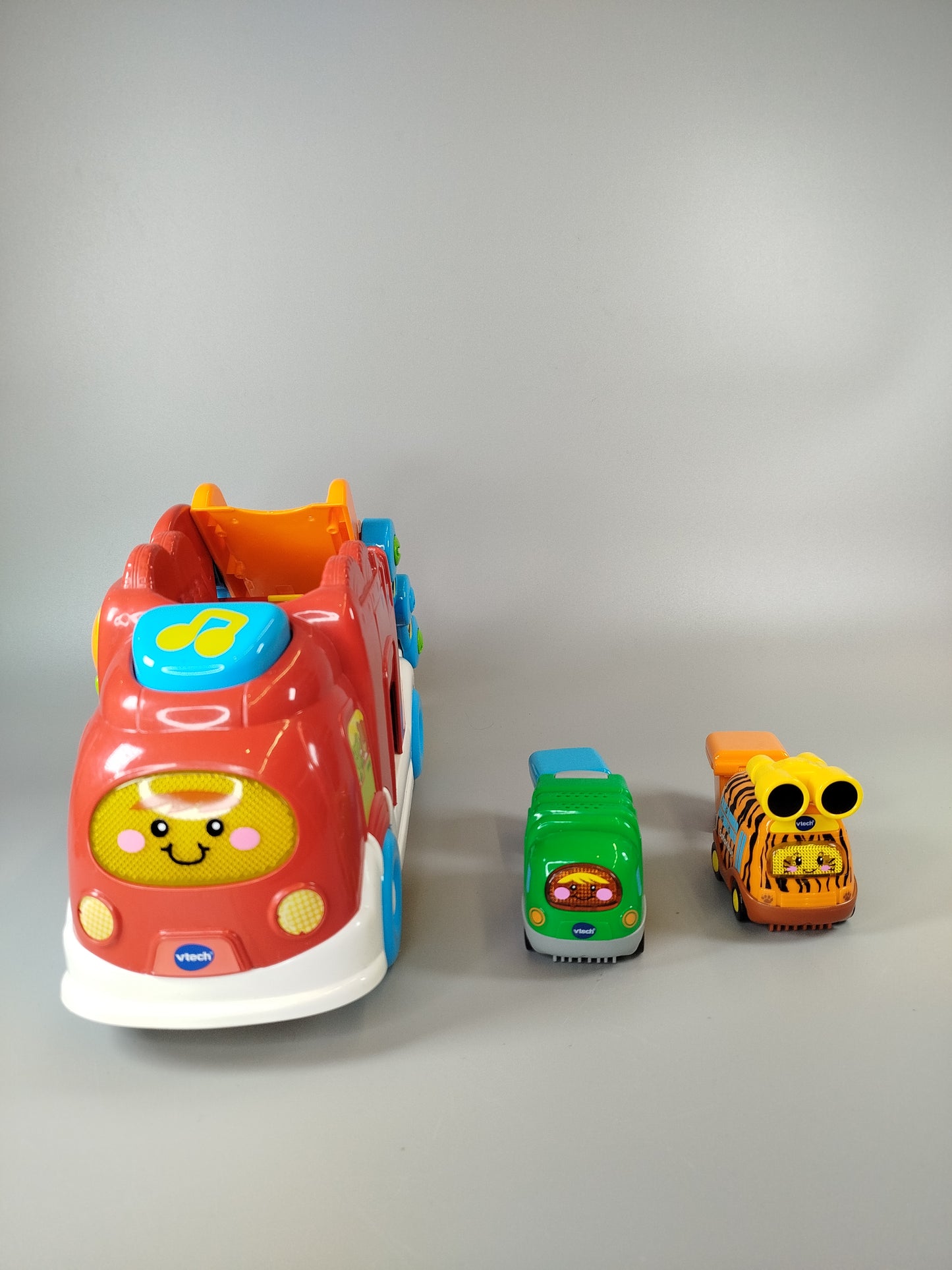 VTech Lernspaß - Autotransporter mit Lieder + kleine Müllwagen