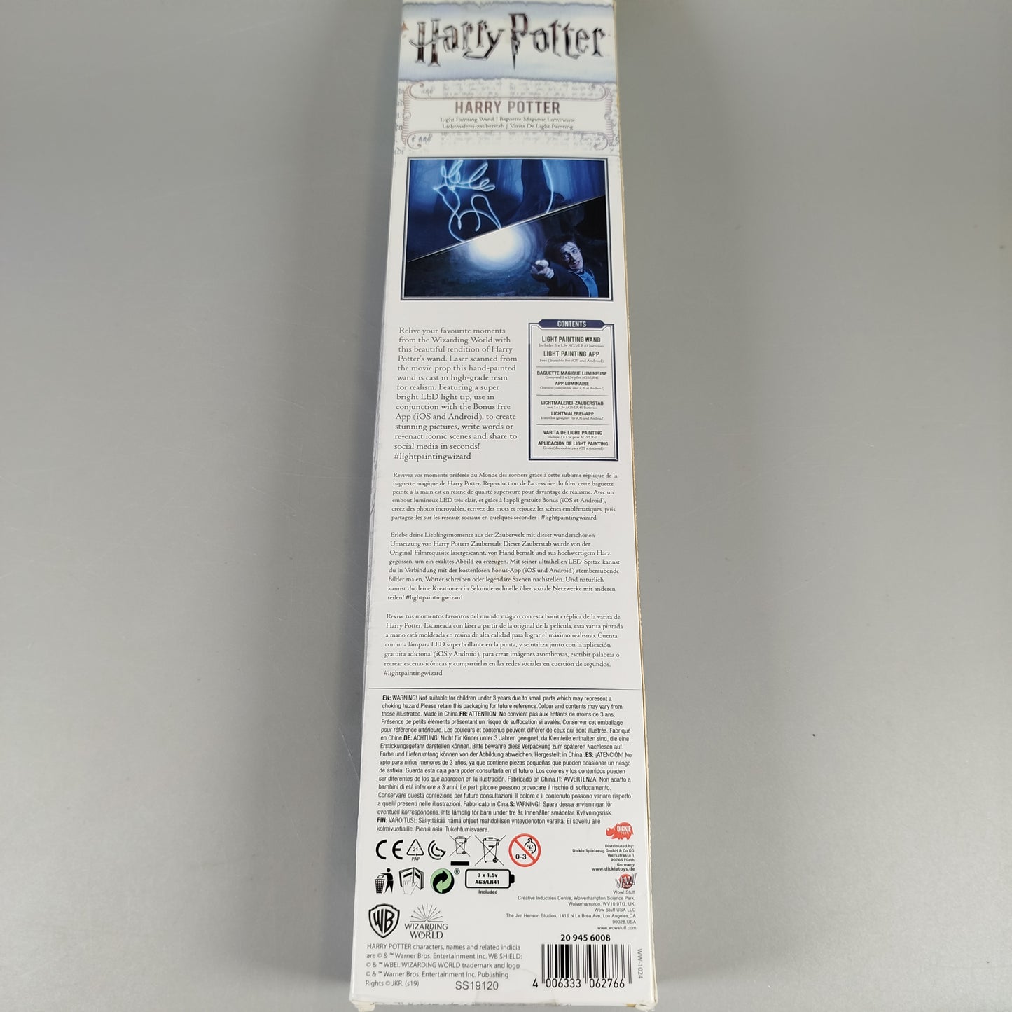 Wizarding World Harry Potter Zauberstab, Lichtmalerei, OVP