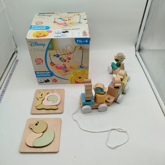 Playtive Junior Bundle Disney Winnie Puuh Motorikschleife & Zug