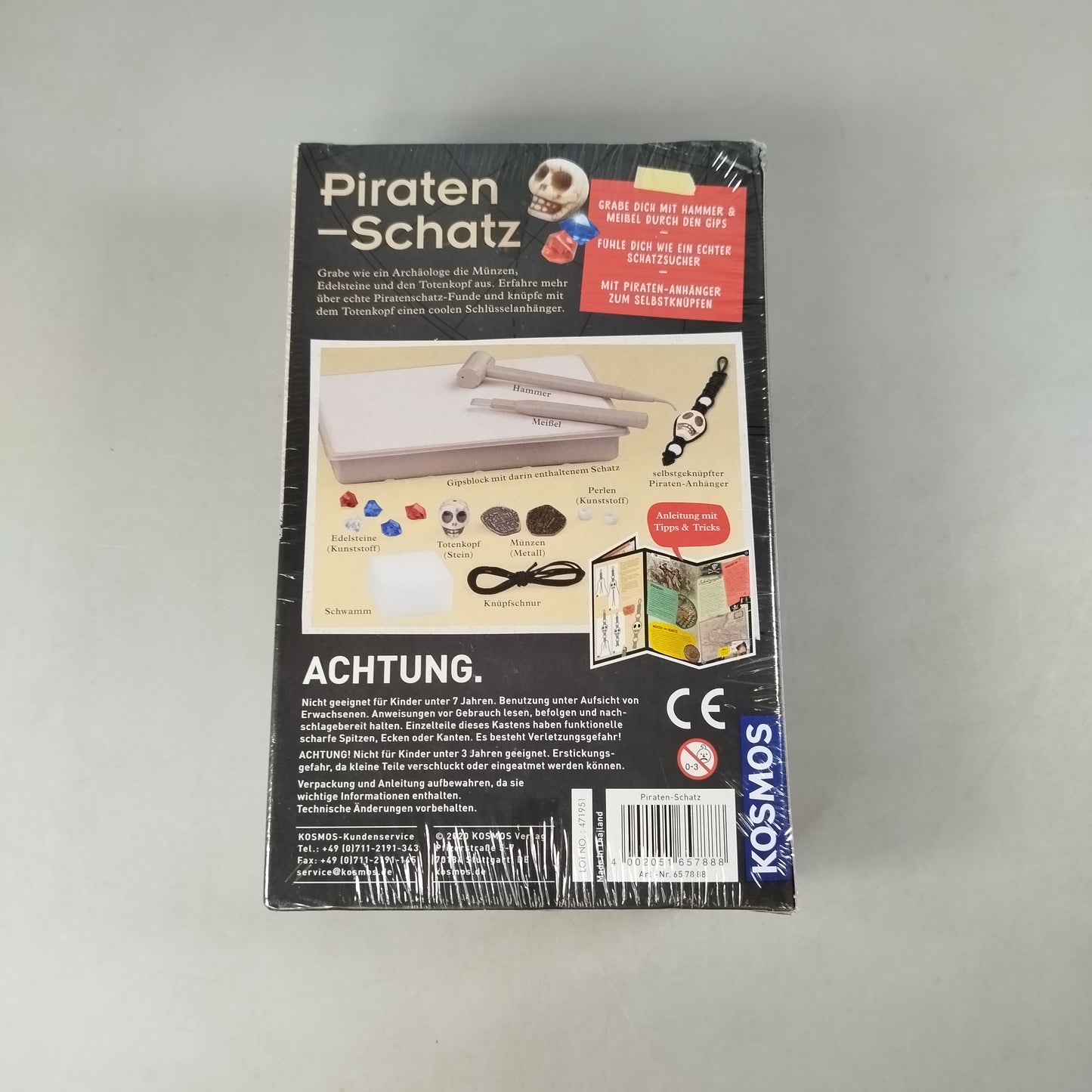 KOSMOS Piraten-Schatz Experimentierset 657818 Neu