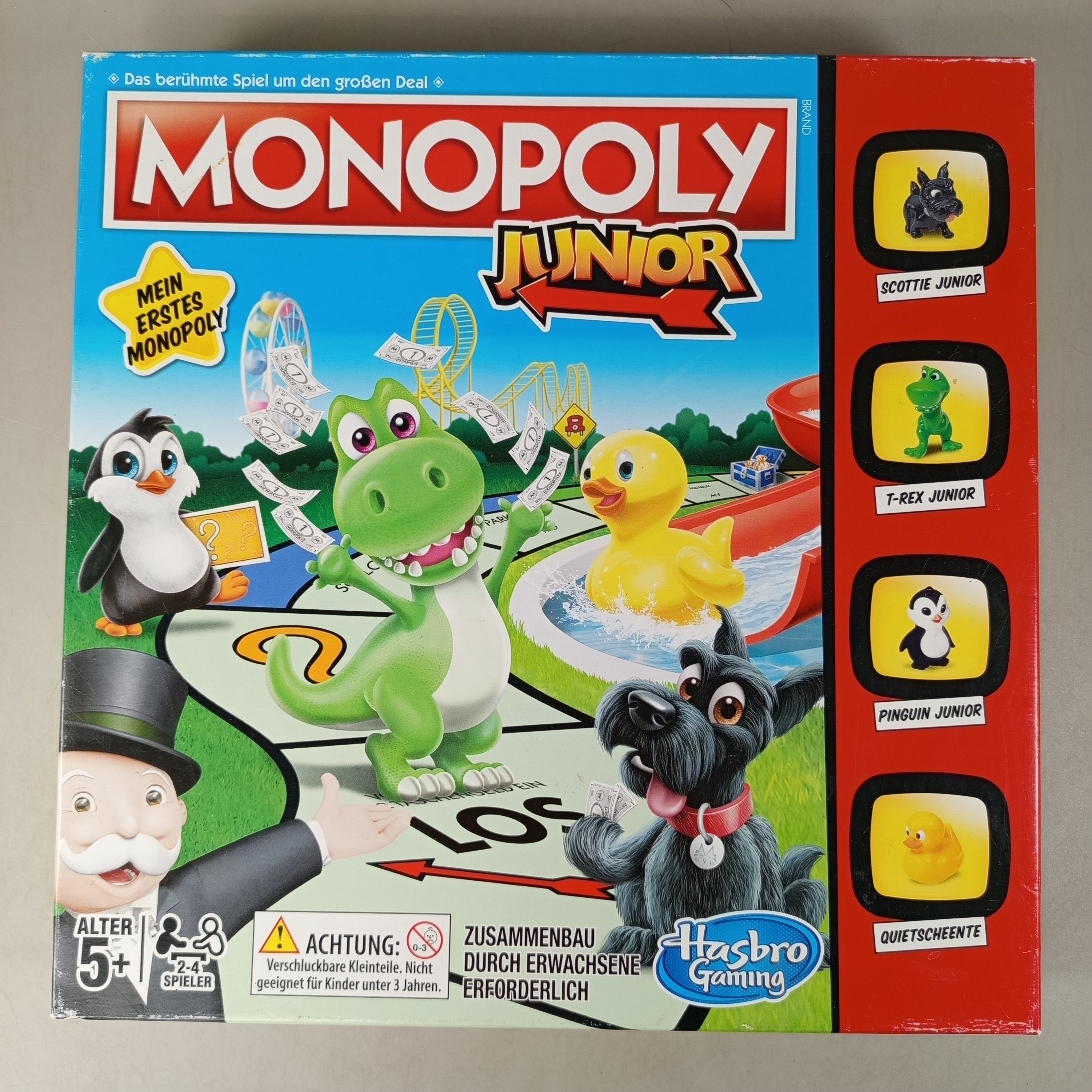 Hasbro Monopoly Junior A6984 Brettspiel,gebraucht,ab 3 4 5 Jahre | ✅ geprüft