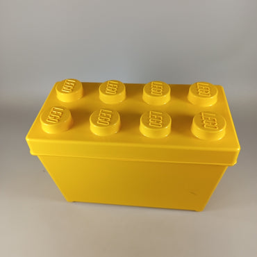 LEGO Konvolut ca. 2,3 kg – gemischte Steine in gelber Box