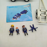 Playmobil Bundle THW 4087 Bootstransport mit Anhänger & 3 Figuren