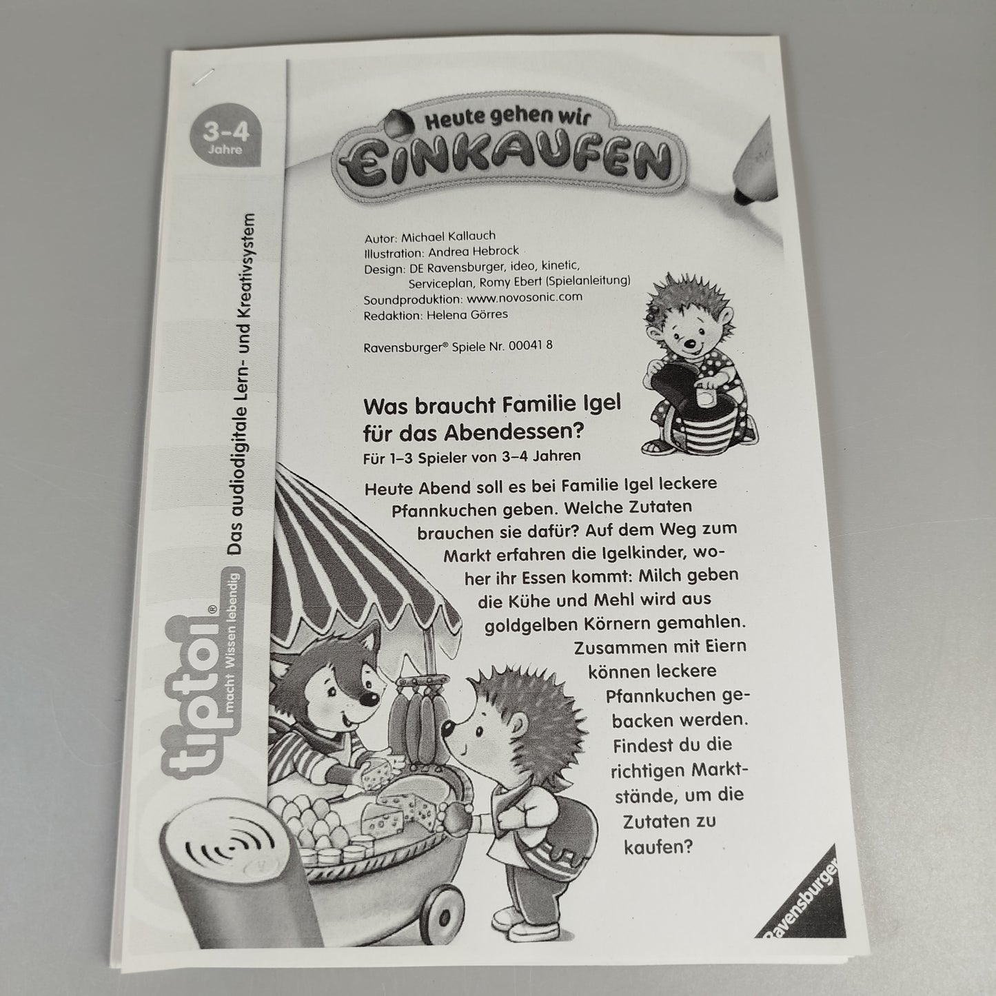 Ravensburger Tiptoi Lernspiel-Brettspiel-Set von 2 Spielen, wie neu